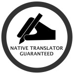 Native Translator Guaranteed