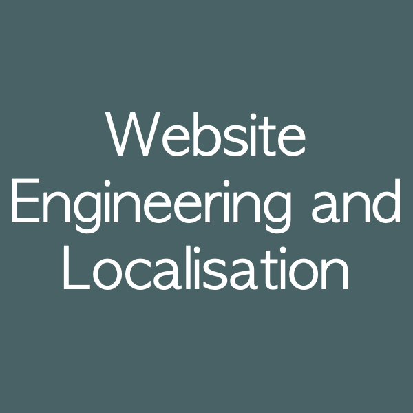 Website Engineering and Localisation